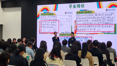 學生分享參與『閱讀遊蹤』的學習成果和感受