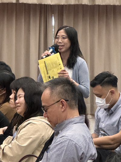 與會教師分享感受一