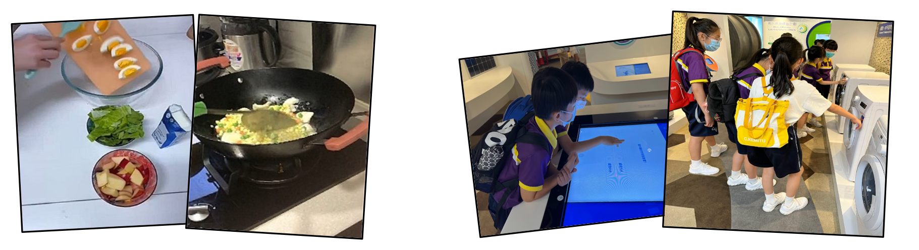 Students applied knowledge of nutrients acquired across subjects and the target language items in the learning tasks.