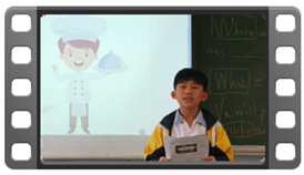 Students make a video for presenting the    written work