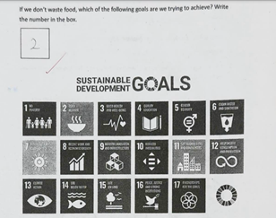 Students show their  willingness to contribute to SDG number 2 “Zero hunger” and SDG number 3 “Good  health and well-being”.