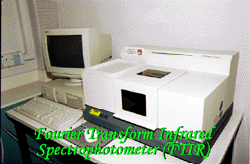 Fourier Transform Infrared Spectrophotometer (FTIR)